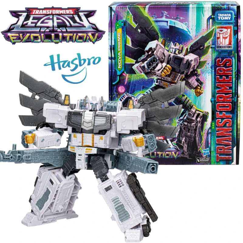 

In Stock Hasbro Transformers Legacy Evolution Leader Class Nova Prime Action Figure Model Toy Collection Hobby Gift