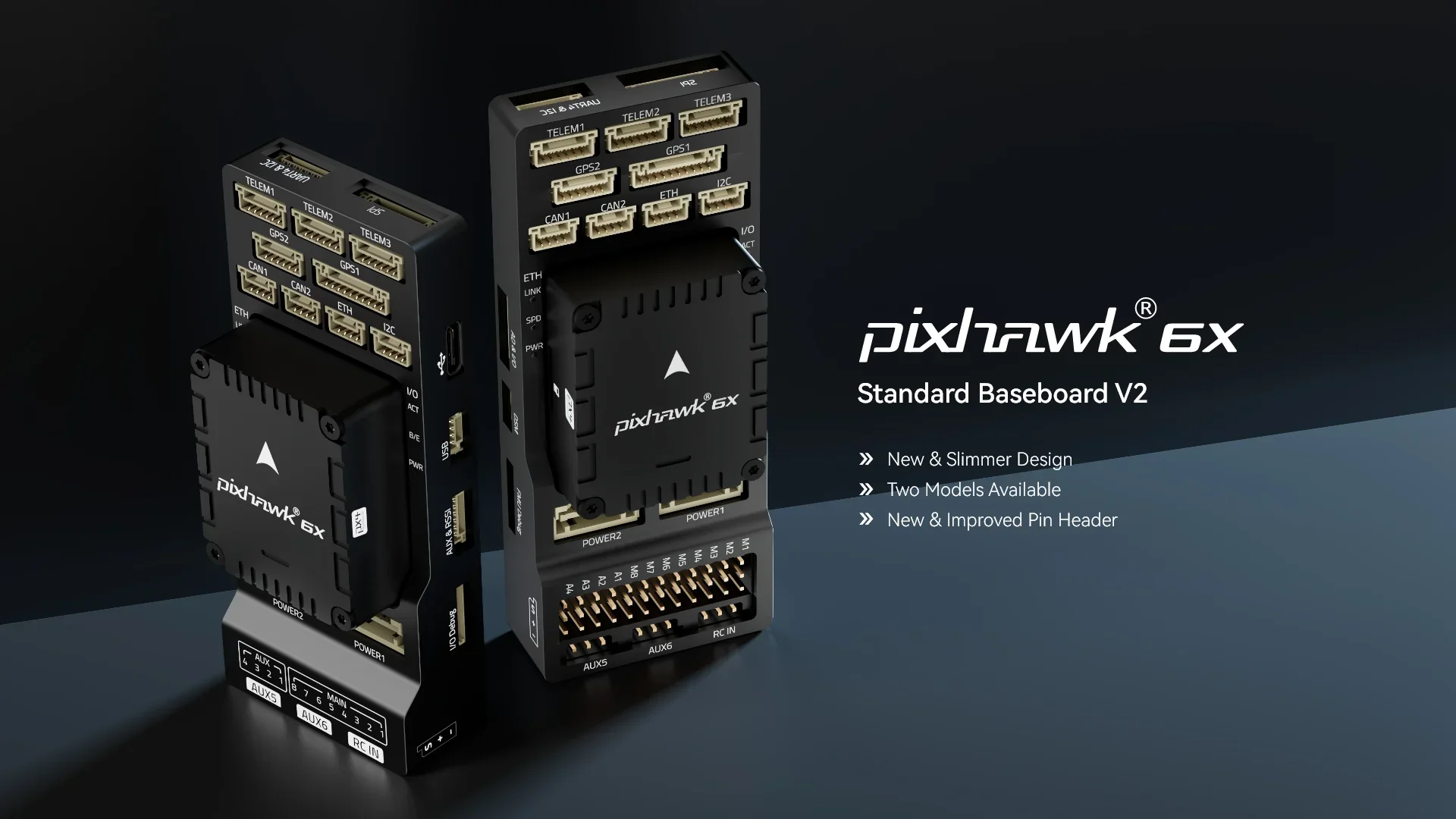 Module de Contrôleur de Vol HolyBro Pixhawk 6X (ICM-45686) / Pixhawk 6X Pro, Processeur STM32H753 Haute Performance pour Drone FPV RC
