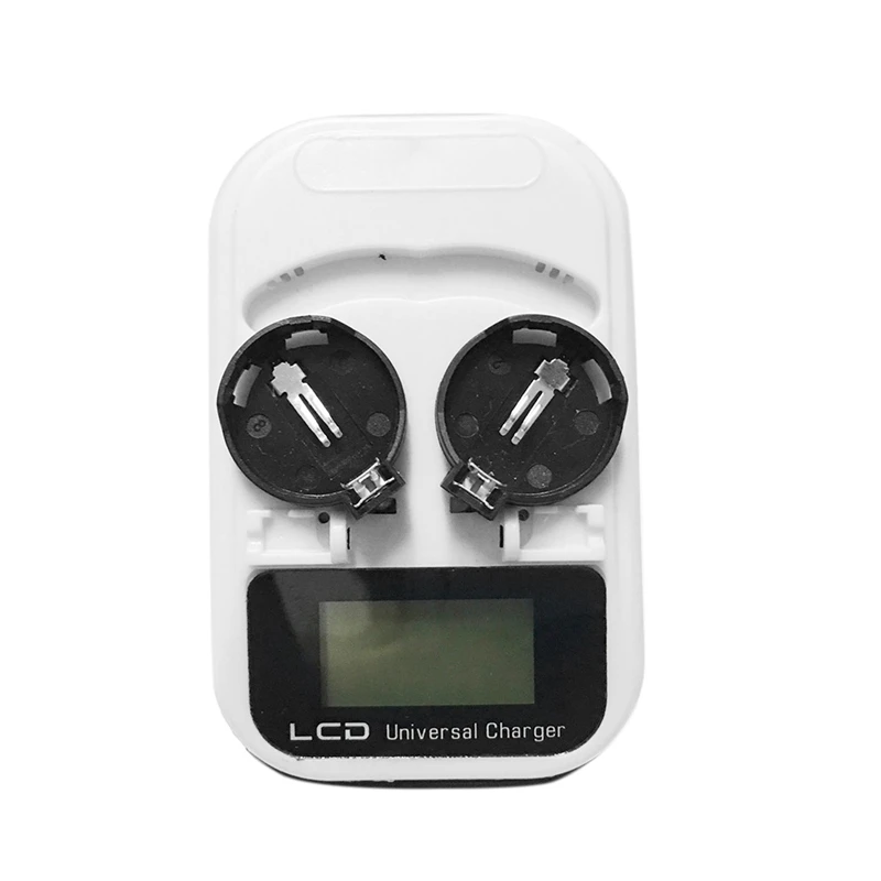 

Smart LCD Charger 3.6V For LIR2032 LIR2025 LIR2016 Button Rechargeable Battery EU Plug