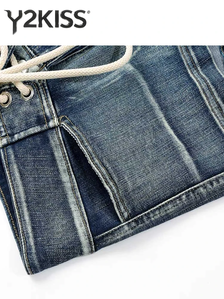 Zynvora Denim Shorts back view