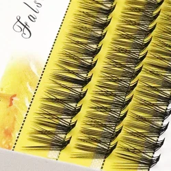 20D L Curled Eyelash cluster 1 Box/60 Bundles Individual Lashes Extended 3D Russian Natural Makeup Mink Eyelash wholesale