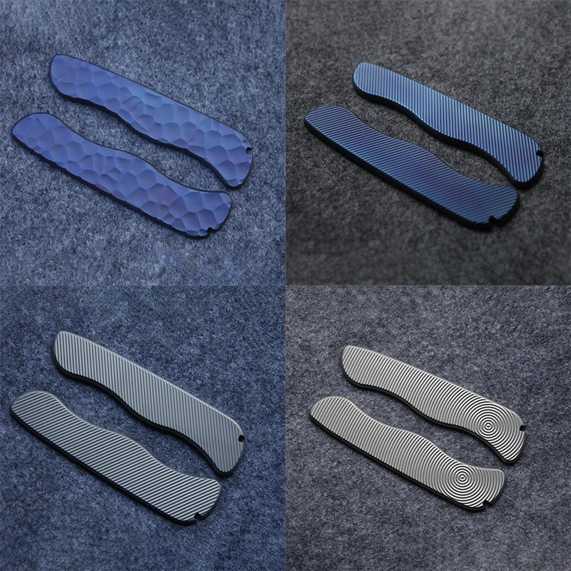5 Modelli Tc4 Lega Di Titanio Coltello Manico Patch Bilance Sostituzione Per 111Mm Victorinox Sentinel Swiss Army Coltelli Fai Da Te