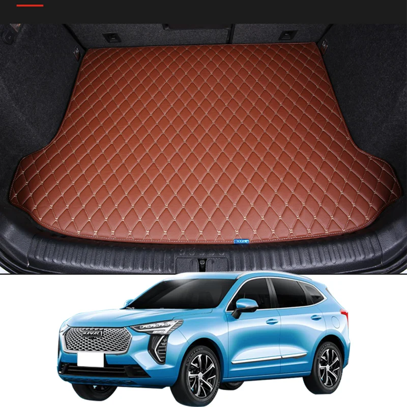 

Custom Leather Car Trunk Mats For Hyundai Solaris 2017 2018 Auto Boots Pads Accessories Tapis Voiture коврики для автомобиля