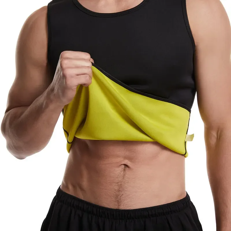 Slimming Belt Belly Men Slimming Vest Body Shaper Neoprene Abdomen Fat Burning Shapewear Waist Sweat Corset Sports