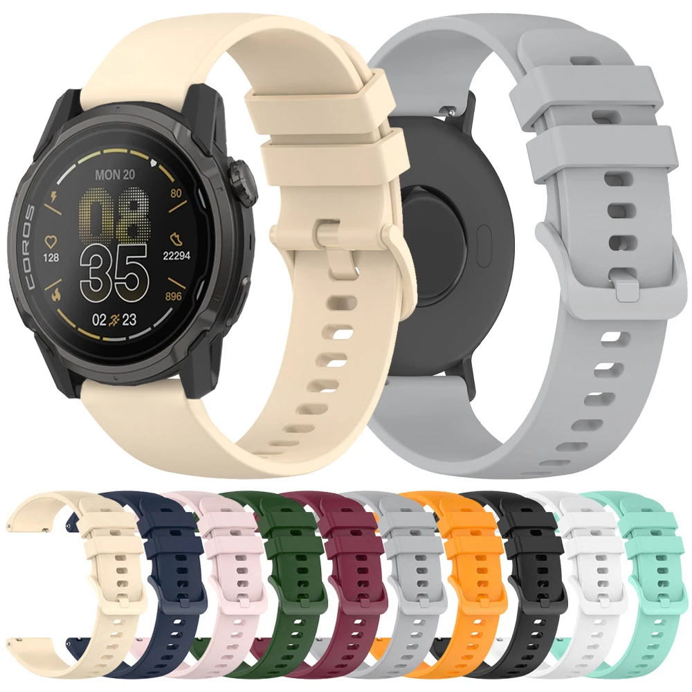 Sports Silicone Watch Strap - 20/22mm Adjustable Wristband Bracelet