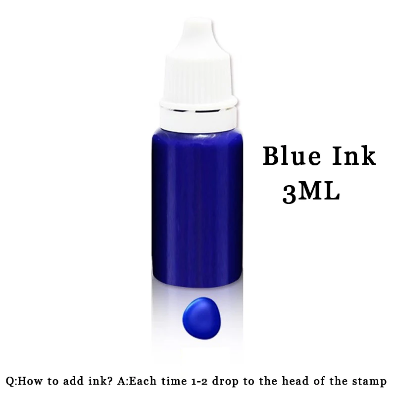 blue ink