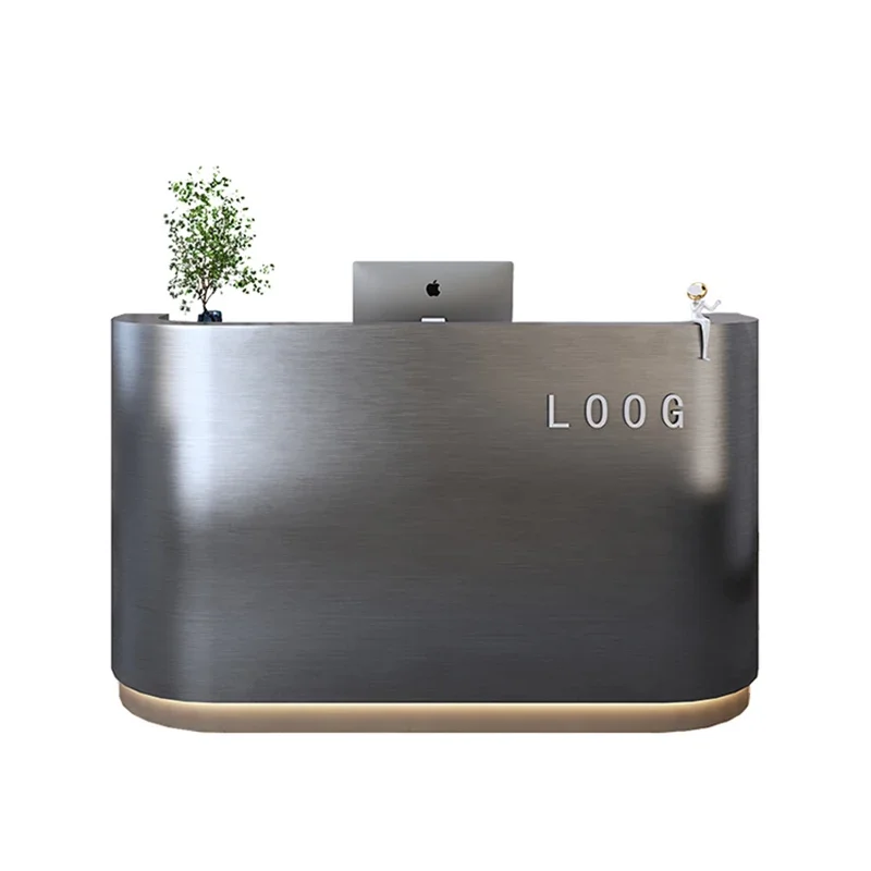 Luxury Desk Cashier Counter Podium Receptionist Front Shop Reception Salon Church Pulpit Tables Convenience Store Table Beauty