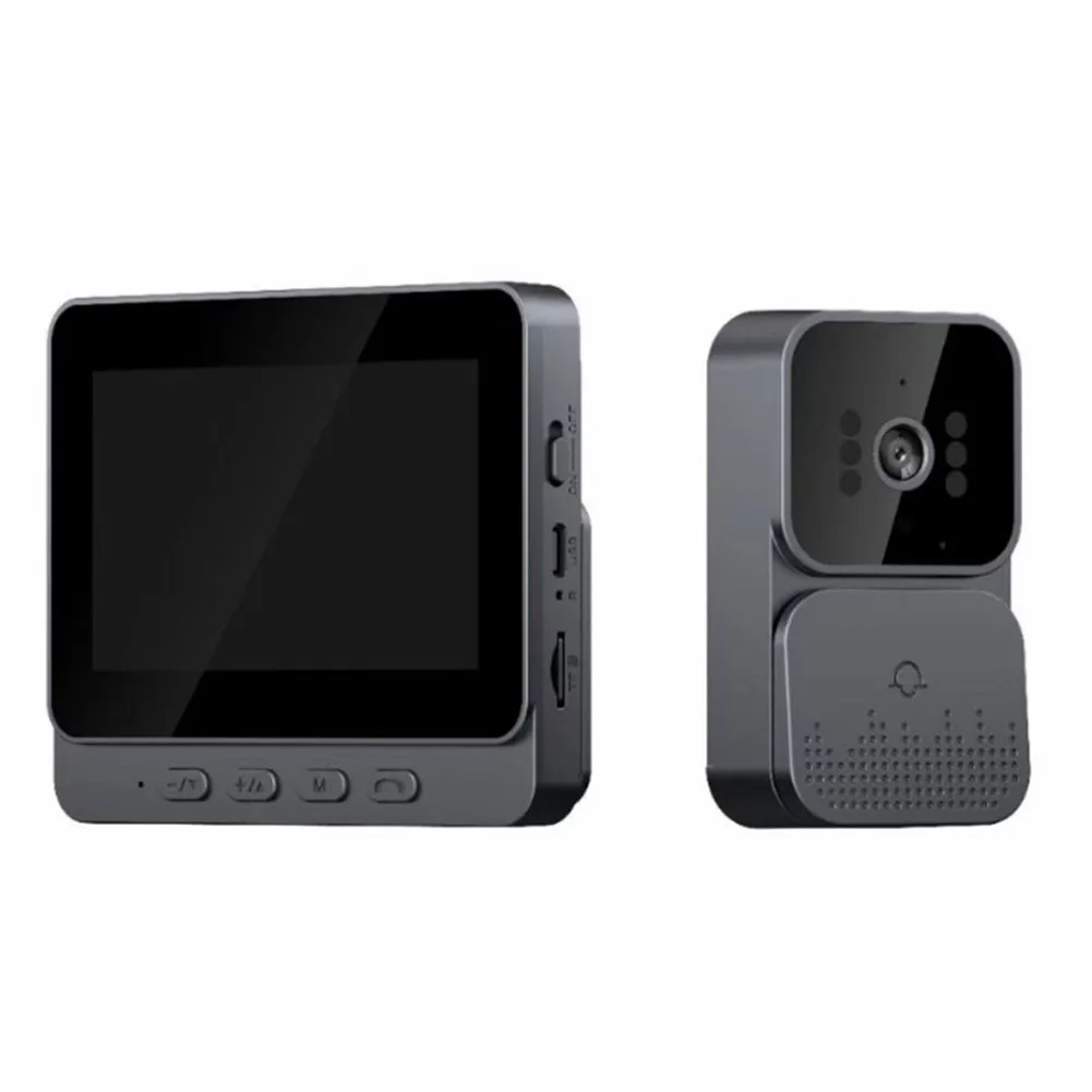 

Беспроводной видеодомофон с 4 и 3 экранами, камера с дверным звонком, удобная установка, Дальняя передача данных, автоматическая запись