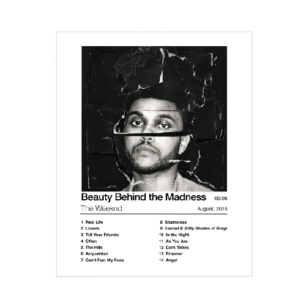 Trilogy The Weeknd Album Poster Music Art Prints The Weeknd Fan S Gift Black White Wall Art Picture Canvas Painting Home Decor Painting Calligraphy Aliexpress