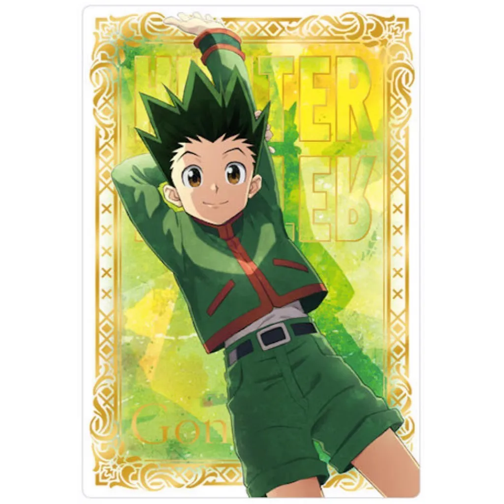 Anime Hunter Hunter CANDY TOY collection card GON FREECSS