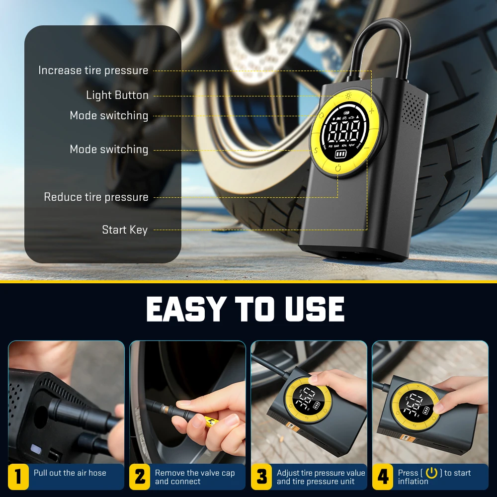 Carsun 150PSI ���� ���� ���� ���� - �ڵ��� �����, �������, ������, ��Ʈ, �ڵ��� Ÿ�̾� �� ���� Ÿ�̾� ��â��