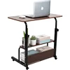 Adjustable Height Mobile Computer Desk for Small Space Rolling Writing with Wheels Corner Home Office Study 6