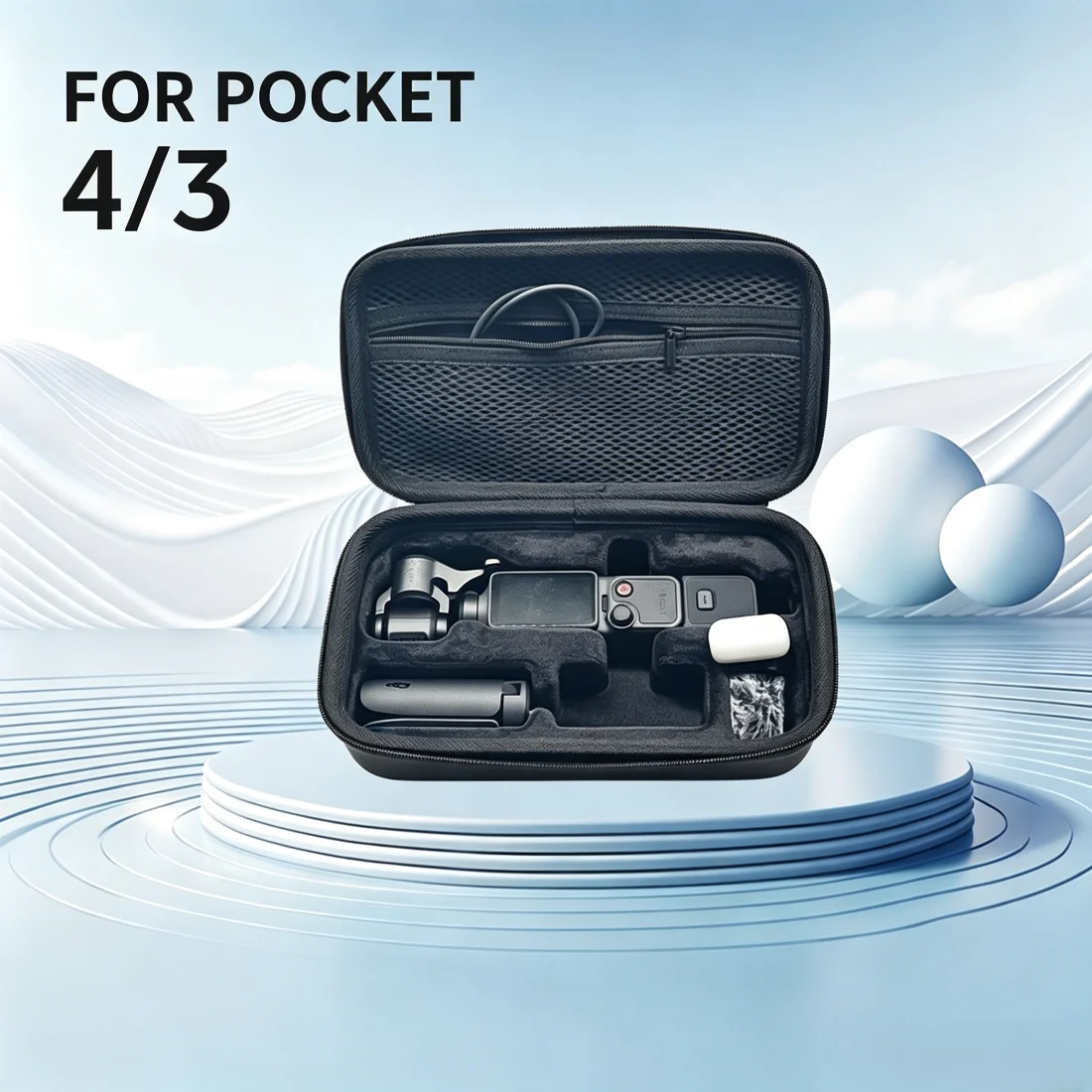 Compact PU Storage Pouch Bag for Osmo Pocket Accessories