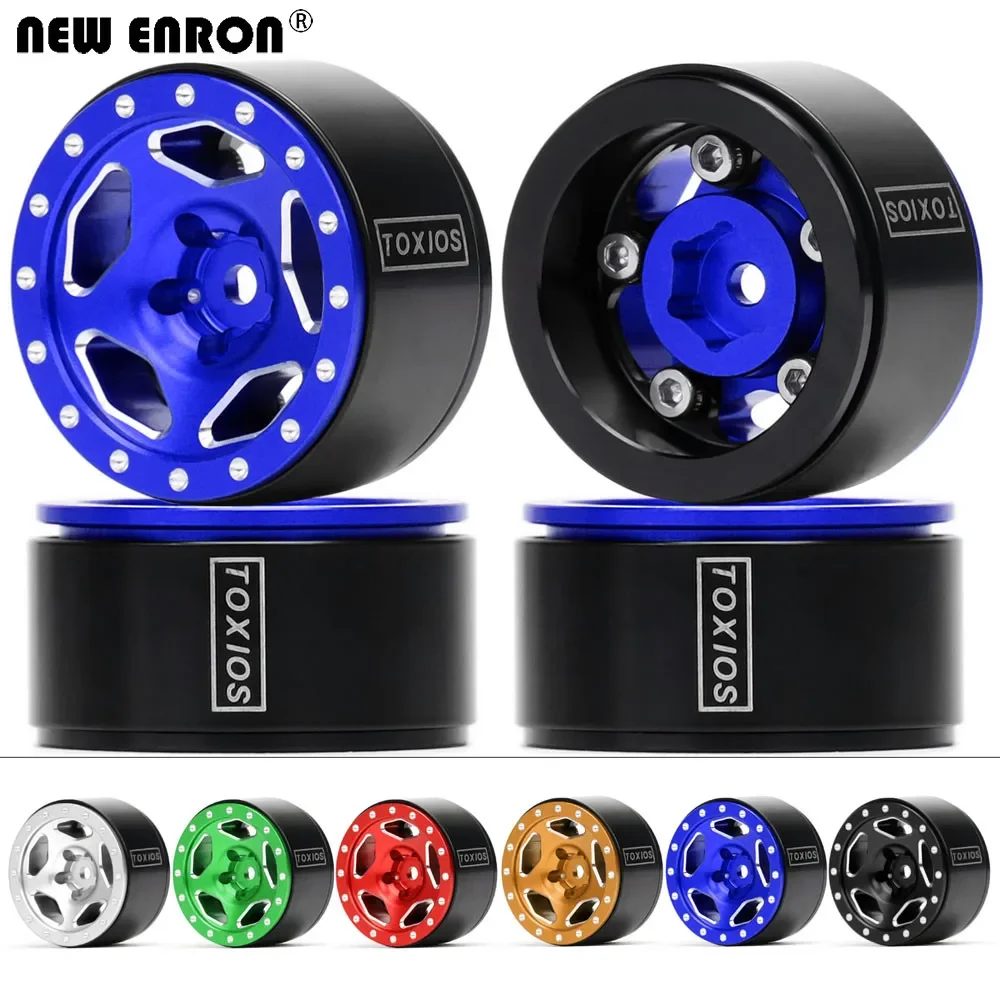 

Обод колеса из сплава, 1,0 дюйма, Beadlock, 4 шт., для гусеничного автомобиля 1:24, Axial SCX24, Chevrolet C10, AX90081, Deadbolt, FMS, FCX24, JIMNY, Xiaomi