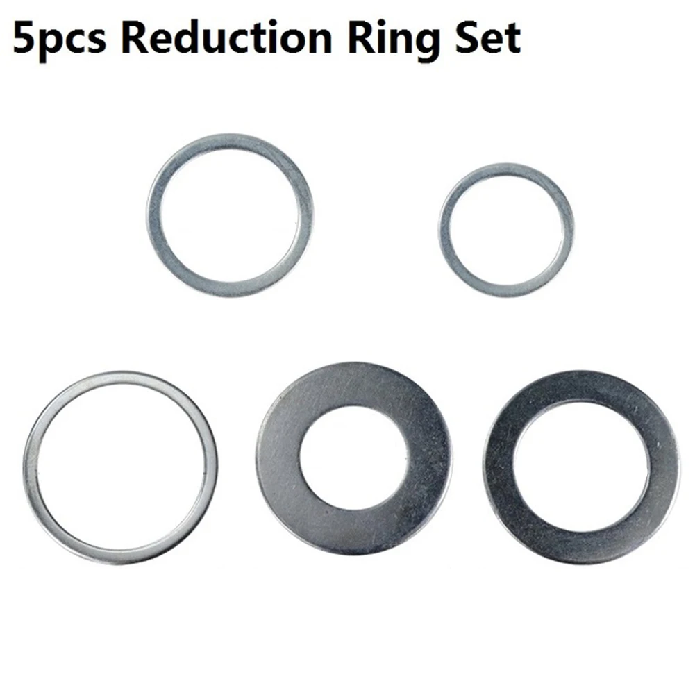 5Pcs Set Circular Saw Ring For Circular Saw Blade Reduction Ring Conversion Ring Cutting Disc Aperture Gasket Inner Hole Adapter