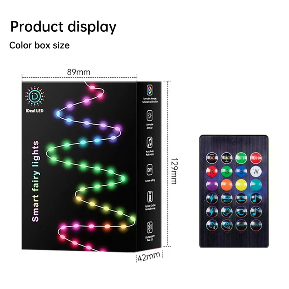 LED Atmosphere Decorative Lamp Waterproof Hanging Indoor Outdoor Decorative Lights Multipurpose Modeling Lamp for Christmas Tree
