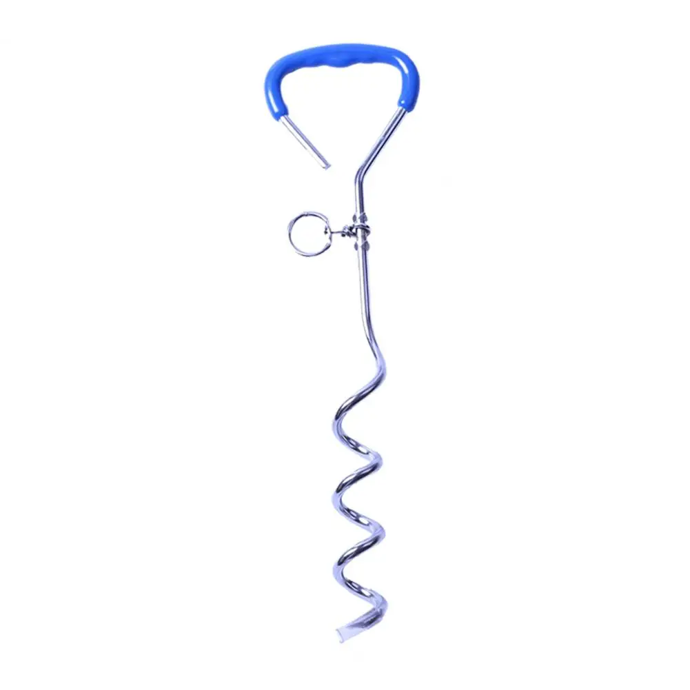 Dog Spike Practical 360 Degree Rotating Ring Sturdy Training Camping Dog Stake Outdoor Play