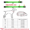 USB Rechargeable Luminous Collar Adjustable Led Glowing Dog Collar for Large Small Dogs Cat Night Light Collar Pet Safety Harnes 6