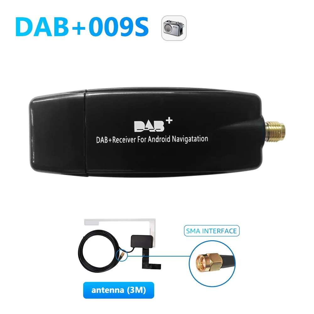 SNRG DAB USB Adapter For Android Radio DAB+ Plus Box With Amplifier Antenna  Tuner HIFI Receiver Dongle Module Auto Autoradio - AliExpress