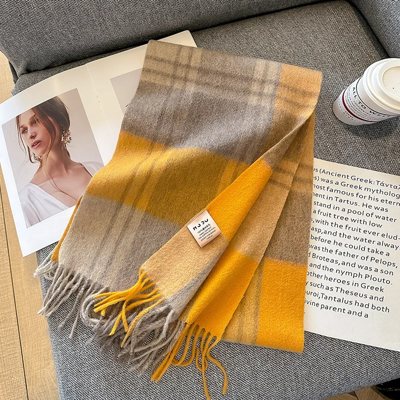 06 khaki yellow plaid