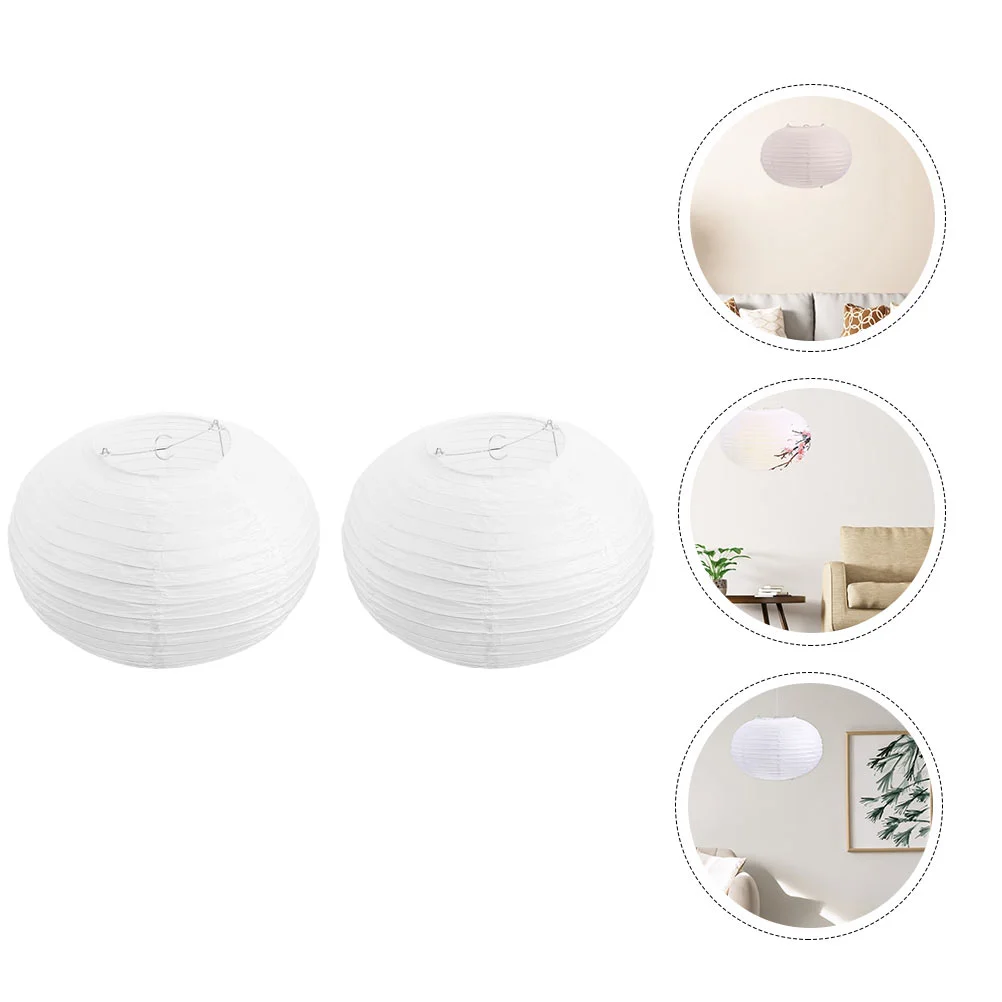 

White Oval Round Paper Lantern Lampshade E14 Rice Paper Pendant Lamp Shade Diy Chinese Japanese Hanging Chandelier Cover