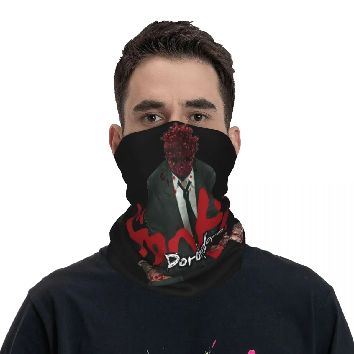 

Dorohedoro Shin's Magic Bandana Neck Cover Printed Mask Scarf Warm Face Mask Cycling Unisex Adult Windproof