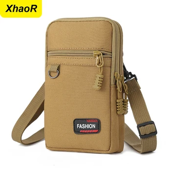 Custodia per cellulare Marsupio Multifunzione Outdoor Casual Marsupio da uomo Borsa piccola Borsa a tracolla singola Portamonete