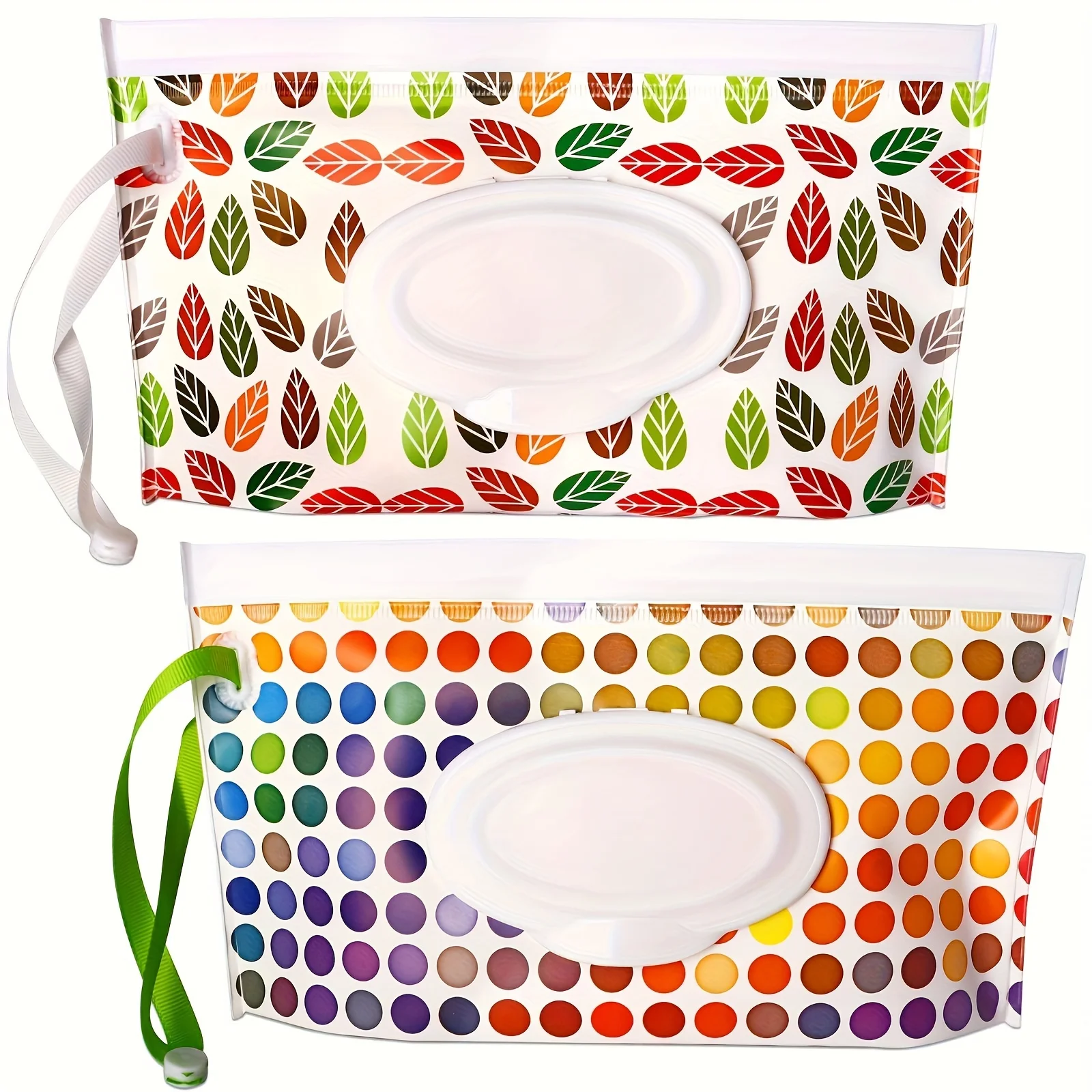 2pcs/set Wipes Containers Reusable Portable Wet Wipe Pouch Wipe Dispenser Container Travel Wet Wipe Holder Thanksgiving Day Gift 6