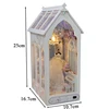 NEW DIY Book Nook Wooden Miniature Model Kit Wedding Dress Casa Bookend With Light 3D Puzzle Bookshelf Home Decor Friends Gifts 6