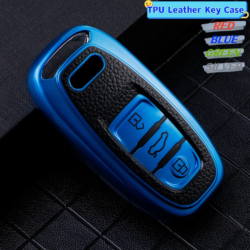 Custodia protettiva per chiave auto in silicone TPU per Audi