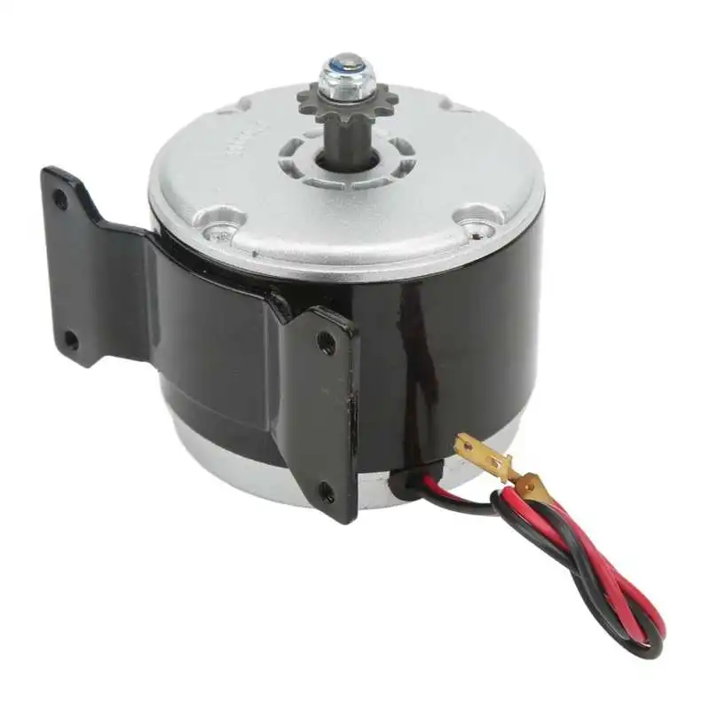 Motore DC Spazzolato 12V 3100 RPM Con Puleggia In Metallo – Corpo In Alluminio, Raffreddamento Ad Aria, Per Biciclette Elettriche E Scooter Fai Da Te