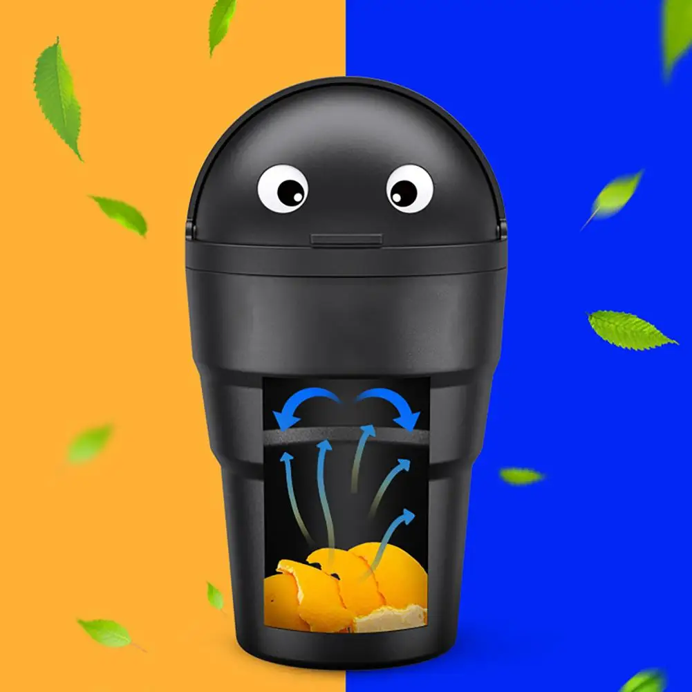 Universal Car Trash Can Auto Organizer Storage Box car trash can car trash bag with Swing Lid Cute Mini Automotive Leakproof Vehicle Trash Bin for Car