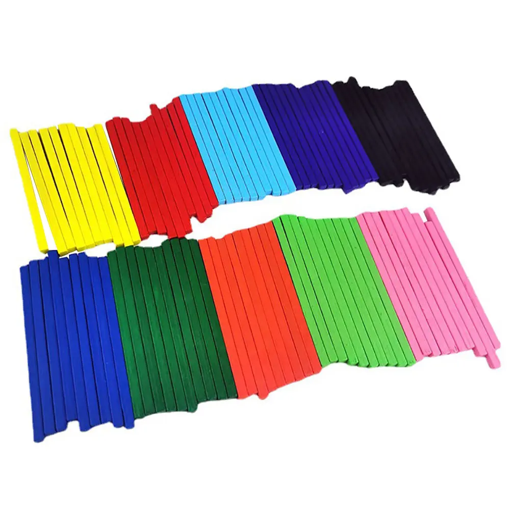 1 세트 산술 막대 다채로운 계산 막대 수학 교육 장치 유치원 수학 게임 조기 교육 학습 도구