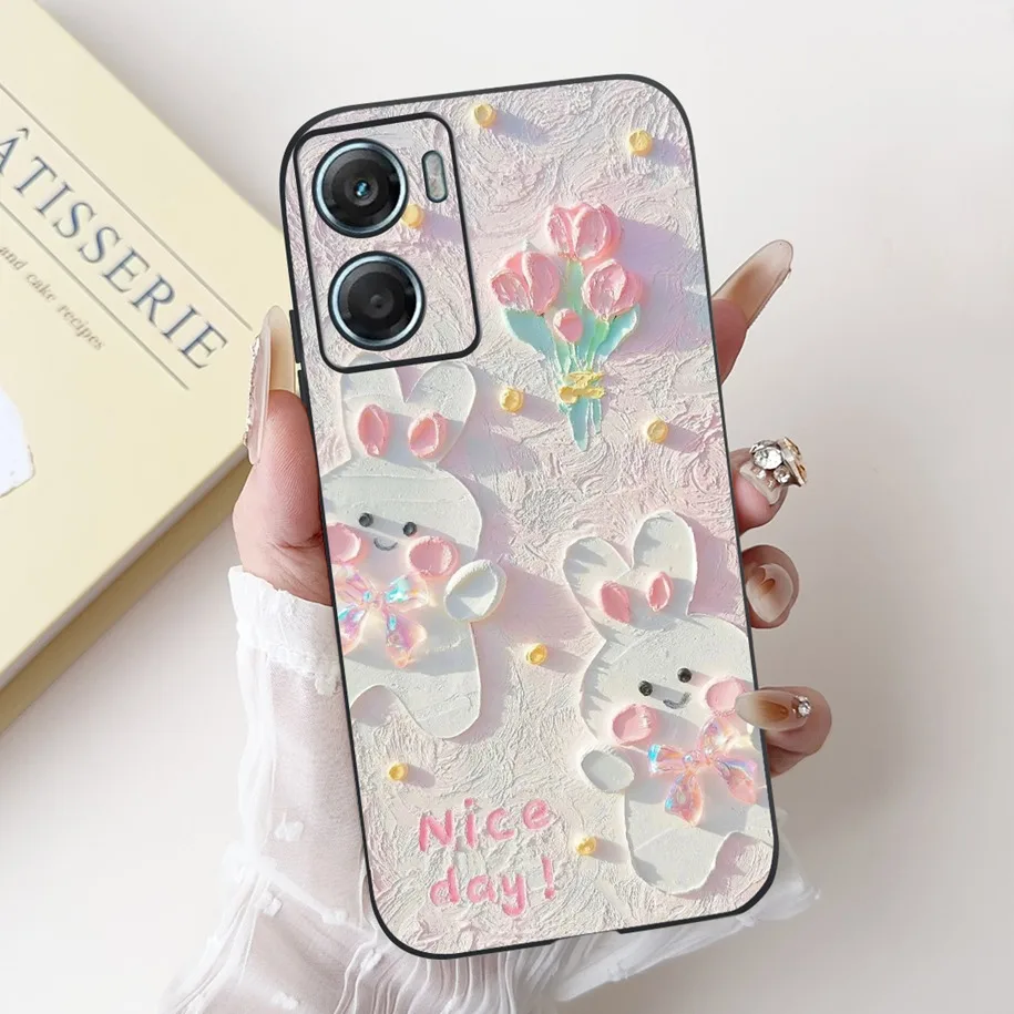 Cute Cartoon Rabbit Panda Shockproof Silicone Soft Phone Case