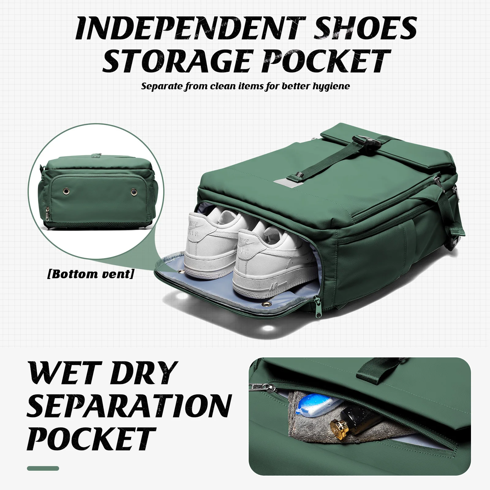 Waterproof Large Capacity Backpack for Motorcycle Helmet Holder, Helmet Storage, Travel Backpack Fit Basketball Men Backpack Bag 5