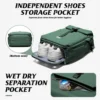 Waterproof Large Capacity Backpack for Motorcycle Helmet Holder, Helmet Storage, Travel Backpack Fit Basketball Men Backpack Bag 5