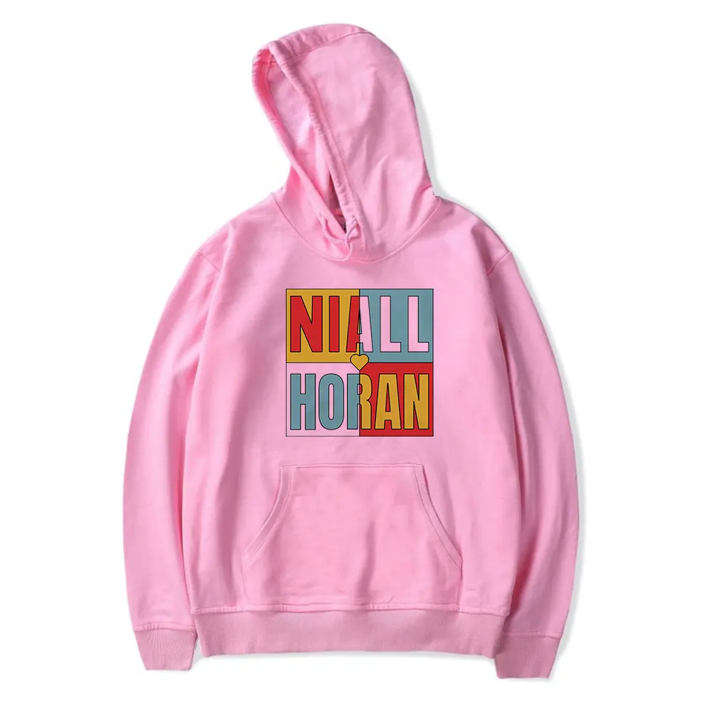 Niall Horan Niall Colour Block Hoodie Unisex Long Sleeve Women Men Hooded Sweatshirt Casual Stye Fashion Clothes