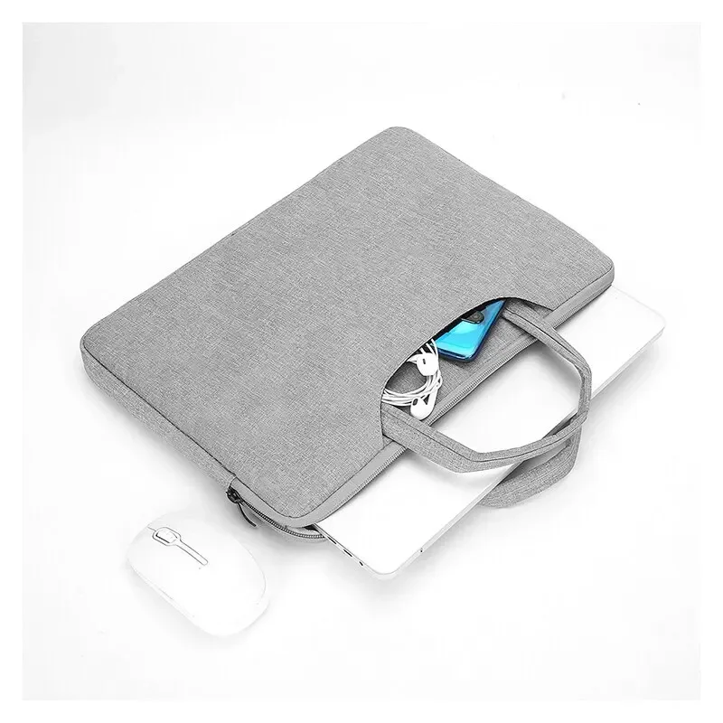 13, 14, 15, 15.6" Portable Waterproof and Shockproof Laptop Bag with Thick Liner Protection Lightweight Laptop Organizer