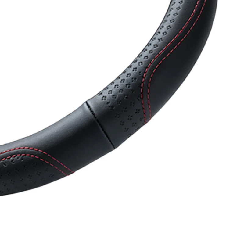 Adatto per volanti rotondi da 38 cm – Copertura protettiva resistente, adatta alla maggior parte dei modelli di auto standard. - immagine 5