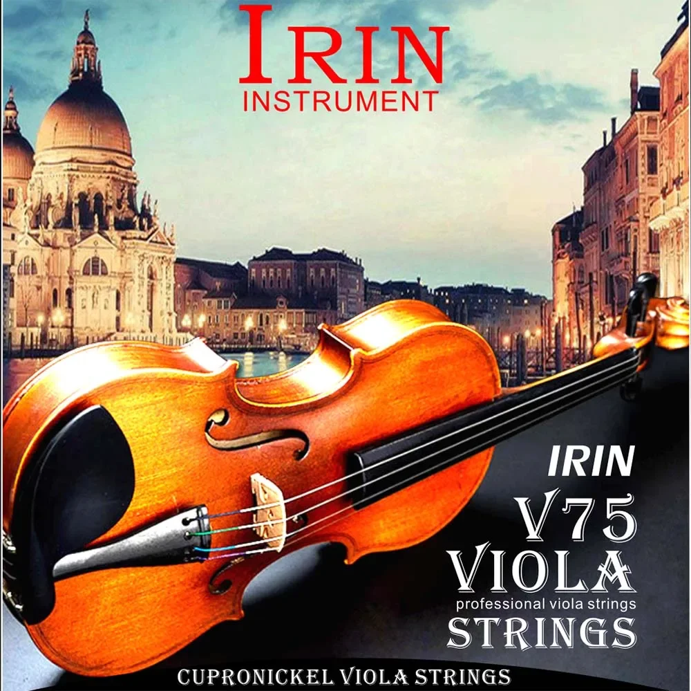 Irin V75 Viola Strings Filo Di Acciaio Inossidabile Nichel Argento String Per 4/4 3/4 1/2 1/4 Accessori Per Parti Di Strumenti A Corda Viola