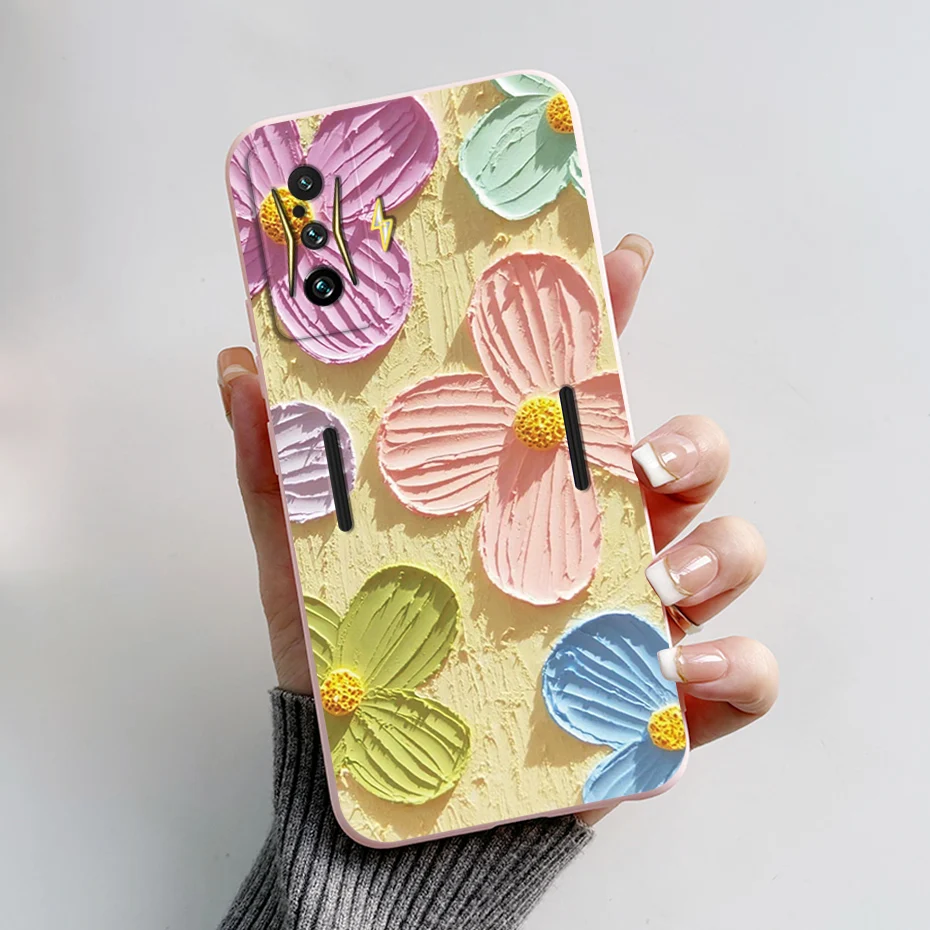 Silicone Soft Cartoon Frog Phone Case for Redmi K50 Gaming Edition