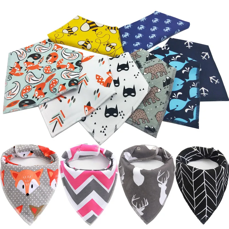 Baby Bandana Bibs Cotton Bandana Bibs Baby Boy Baby Boy Burp Cloths