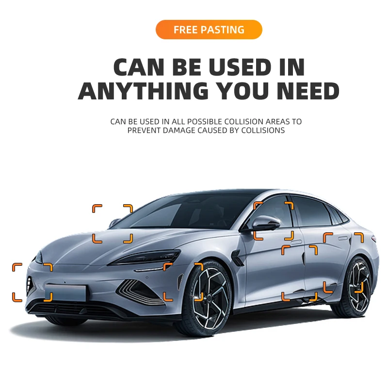 렉서스 F-SPORT ES RX NX LS UX LM LX GX LC RZ IS CT GS RC HS용 차체 범퍼 스크래치 방지 충돌 방지 고무 스트립 4개