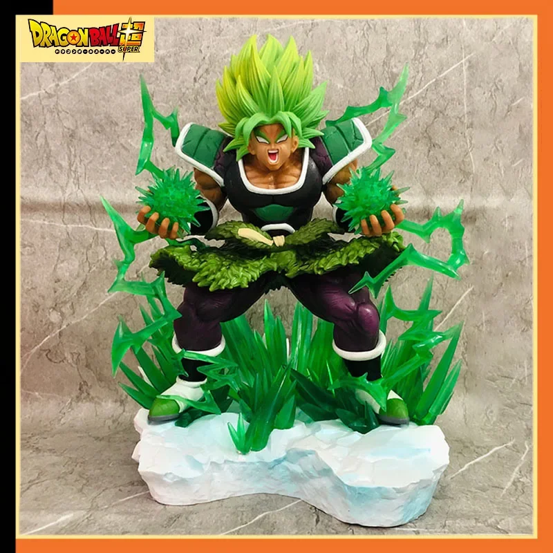 

25cm New Anime Dragon Ball Fury Broli Super Saiyan Pvc Handmade Model Gk Statue Ornament Collection Model Toys Gifts