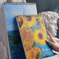 Carnet de croquis A4 pour dessin, livre de peinture vierge pour étudiant, carnet de croquis d'art, livre de peinture en papier aquarelle 8K 