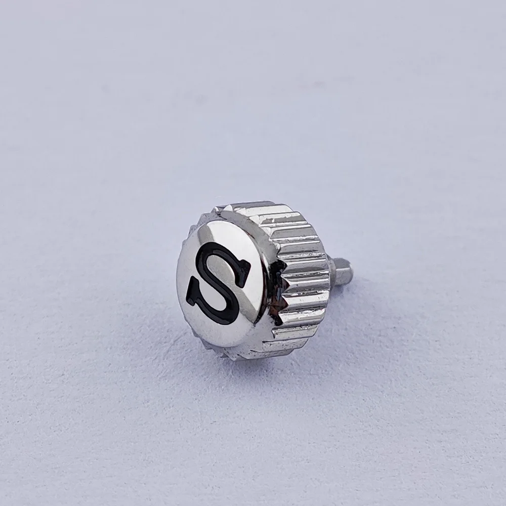 Premium Engraved 'S' Logo Replacement Crown with Tube Shaft