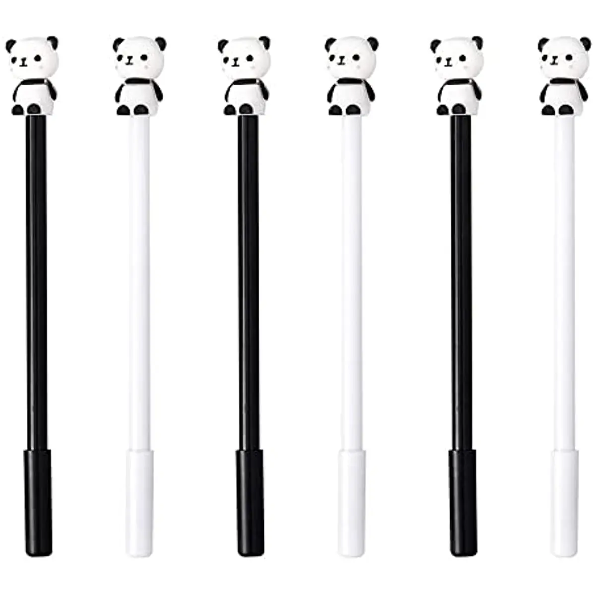 

24 Pcs Panda Rollerball Gel Ink Pens Set Creative Neutral Water Pen Writing Tools Cartoon Animal School Office Supplies