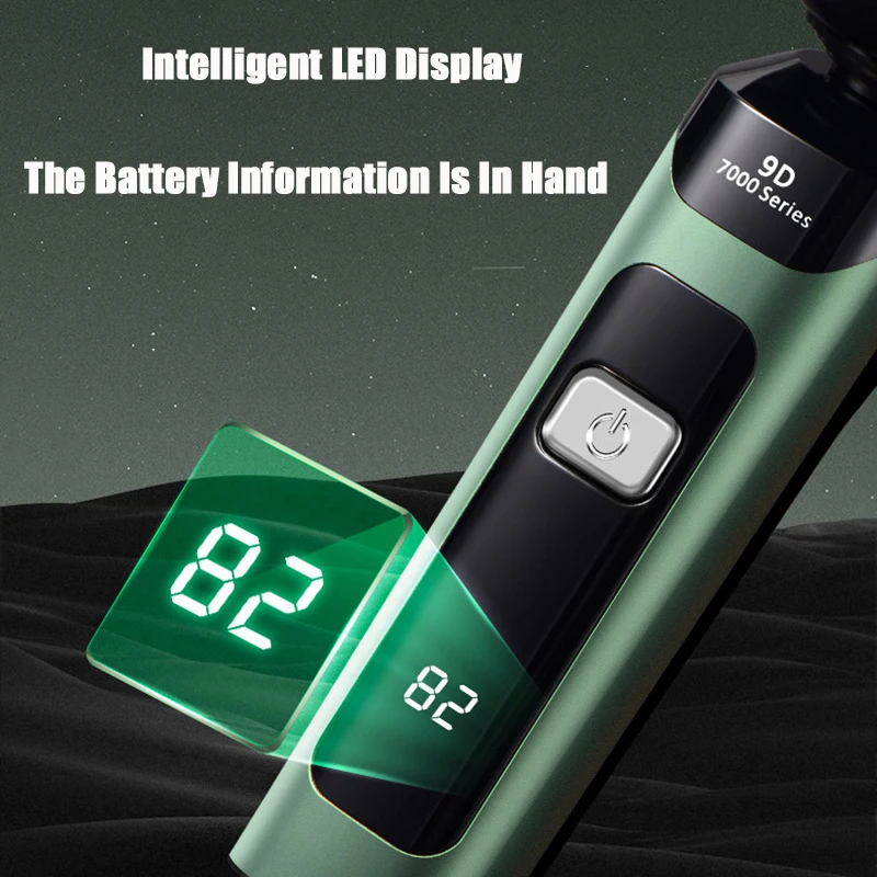 Xiaomi Smart Razor 4-in-1 Rechargeable Waterproof Shaver Type-C Electric Shaver LCD Digital Display Three-head Floating Razor 4