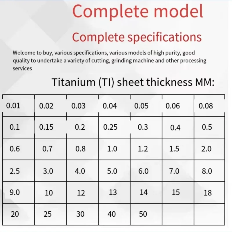TA1 High quality titanium foil Ti99.9% pure titanium foil for scientific research, experimental use, can be size