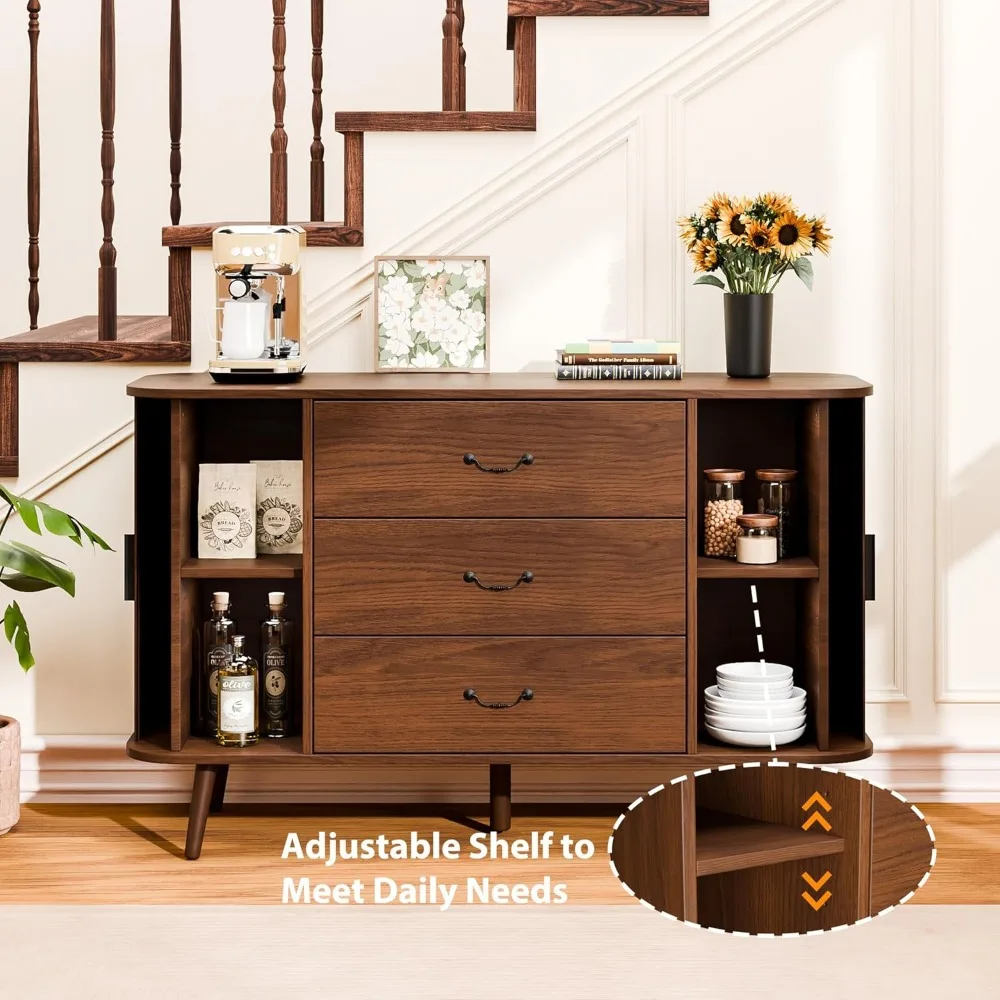 Sliding Door Buffet Cabinet 4